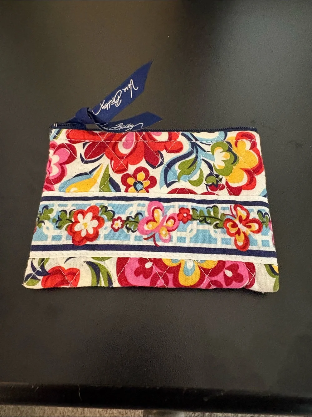 Vera Bradley zipper pouch coin purse